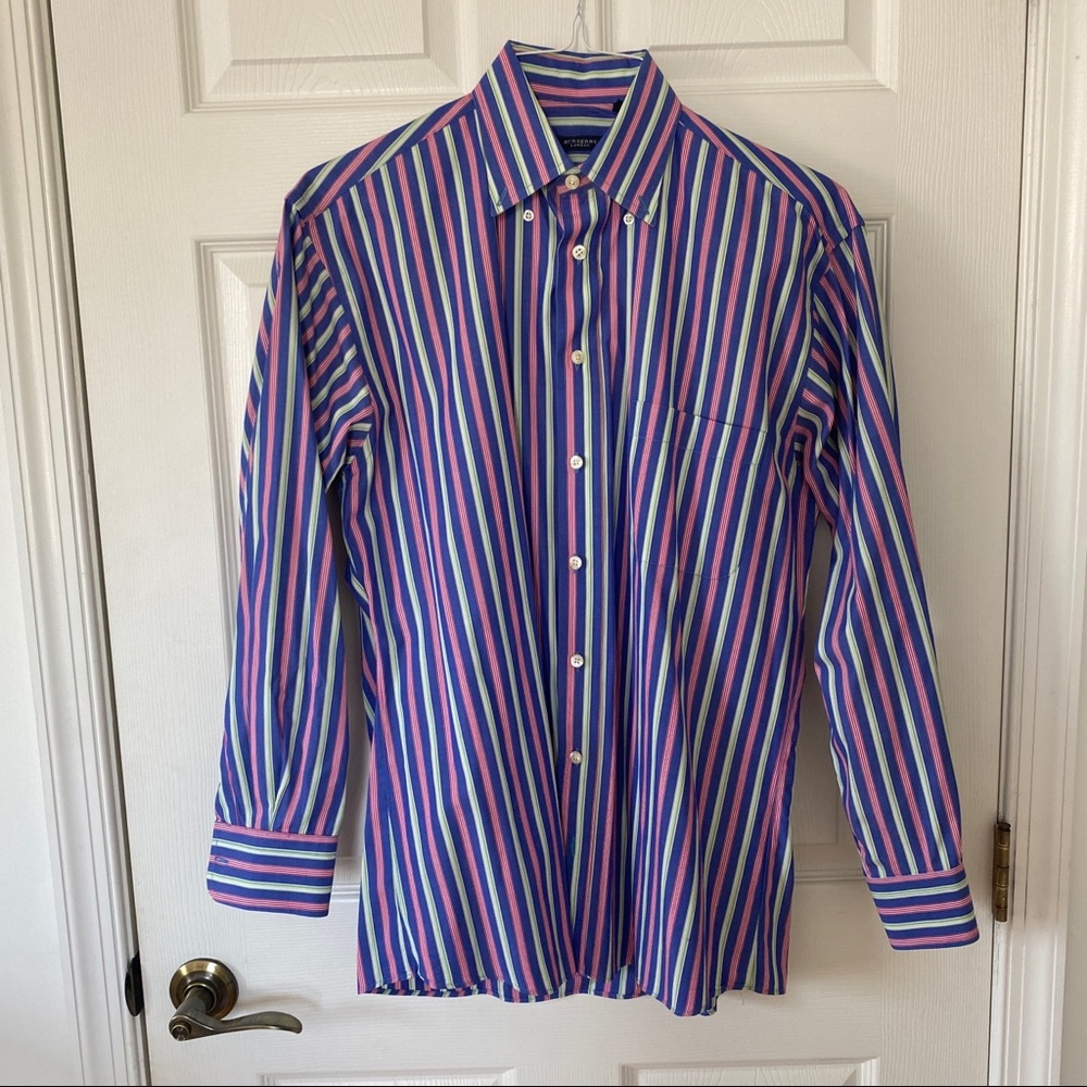 Men’s Burberry Button Down- like new!